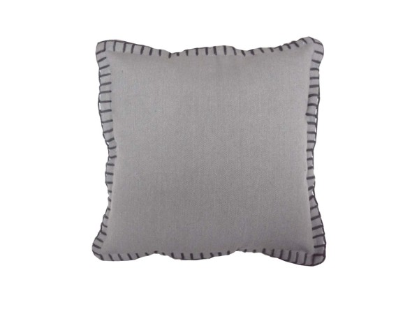 FILO ΔΙΑΚΟΣΜΗΤΙΚΟ ΜΑΞΙΛΑΡΙ 45x45cm ΥΦΑΣΜΑ ΓΚΡΙ