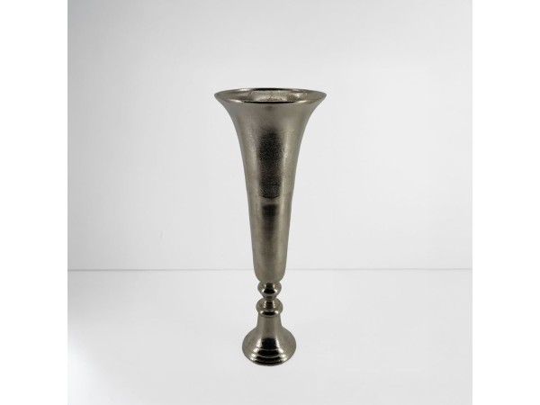 FLORES ΒΑΖΟ 19x19x55cm ΑΛΟΥΜΙΝΙΟ ΑΣΗΜΙ