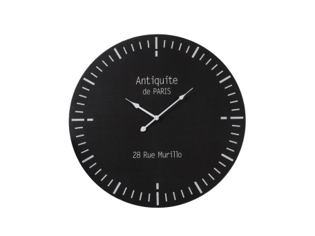 ZEIT ΡΟΛΟΪ ΤΟΙΧΟΥ 60x60x5cm MDF ΜΑΥΡΟ