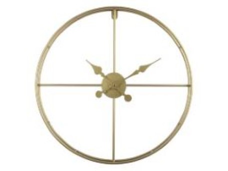 TEMPUS ΡΟΛΟΪ ΤΟΙΧΟΥ 60x60x7cm ΜΕΤΑΛΛΟ ΧΡΥΣΟ