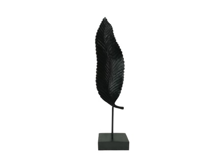 UMI ΔΙΑΚΟΣΜΗΤΙΚΟ TOTEM 13x9x57cm POLYRESIN ΜΑΥΡΟ ΜΕΤΑΛΛΟ
