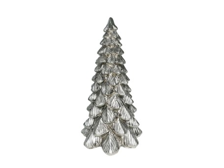 ABIES ΧΡΙΣΤΟΥΓΕΝΝΙΑΤΙΚΟ ΔΙΑΚΟΣΜΗΤΙΚΟ ΔΕΝΤΡΟ 16x16x30cm POLYRESIN ΑΣΗΜΙ