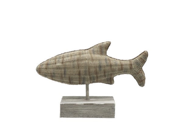 JE VEUX ΔΙΑΚΟΣΜΗΤΙΚΟ ΨΑΡΙ 35x12x24cm POLYRESIN ΚΑΦΕ