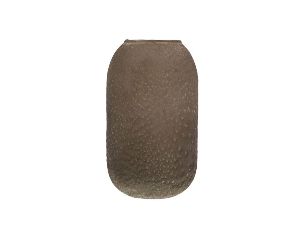 MELI ΒΑΖΟ 11x11x19cm ΓΥΑΛΙ MUD