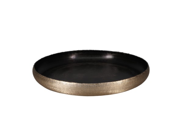 MARGO 2 ΜΠΩΛ ΔΙΑΚΟΣΜΗΣΗΣ 44x44x6cm ΑΛΟΥΜΙΝΙΟ ΧΡΥΣΟ SMOKE BLACK