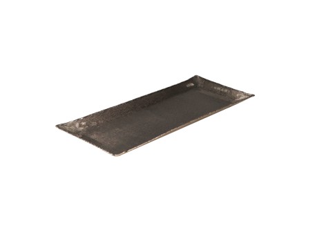 MARGO ΔΙΣΚΟΣ ΔΙΑΚΟΣΜΗΣΗΣ 39x18x2cm ΑΛΟΥΜΙΝΙΟ ΧΡΥΣΟ SMOKE BLACK