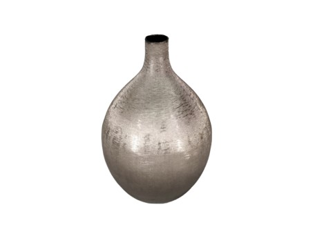 VERGE 1 ΒΑΖΟ 22x22x35cm ΑΛΟΥΜΙΝΙΟ SMOKE BLACK