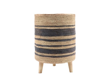 INKA ΚΑΣΠΩ 25x25x32cm POLYRESIN ΦΥΣΙΚΟ ΜΑΥΡΟ