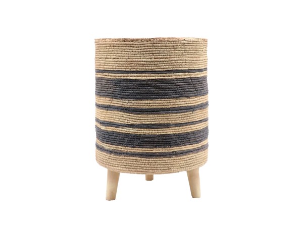 INKA ΚΑΣΠΩ 25x25x32cm POLYRESIN ΦΥΣΙΚΟ ΜΑΥΡΟ