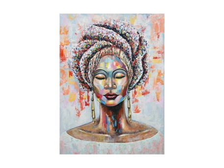 BAHIYA ΠΙΝΑΚΑΣ ΔΙΑΚΟΣΜΗΣΗΣ 90x120x4cm ΚΑΜΒΑΣ ΠΟΛΥΧΡΩΜΟ