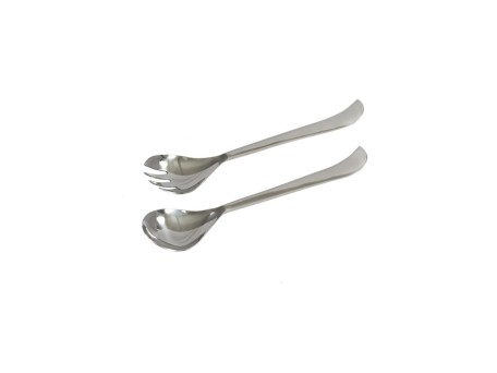 CURVE SET ΣΕΡΒΙΡΙΣΜΑΤΟΣ ΣΑΛΑΤΑΣ 28x6x2cm ΑΤΣΑΛΙ ΑΣΗΜΙ