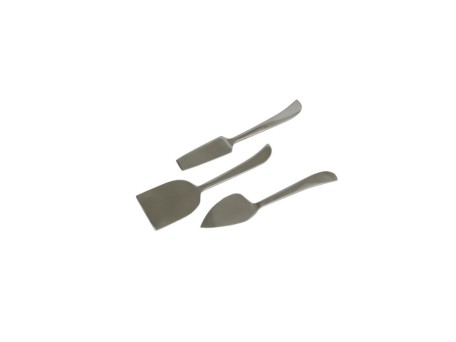 CURVE SET ΣΕΡΒΙΡΙΣΜΑΤΟΣ ΤΥΡΙΩΝ SET 3ΤΜΧ 17x5x1cm ΑΤΣΑΛΙ ΑΣΗΜΙ