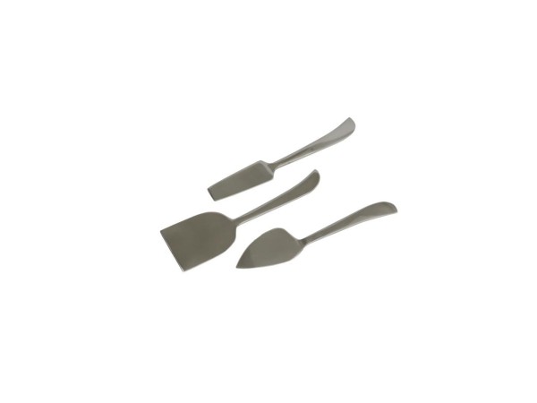 CURVE SET ΣΕΡΒΙΡΙΣΜΑΤΟΣ ΤΥΡΙΩΝ SET 3ΤΜΧ 17x5x1cm ΑΤΣΑΛΙ ΑΣΗΜΙ