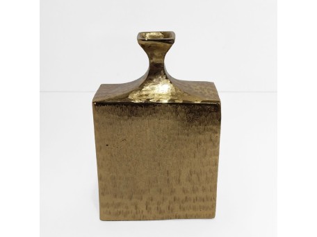 FLASCHE ΒΑΖΟ 18x9x28cm ΑΛΟΥΜΙΝΙΟ ΧΡΥΣΟ