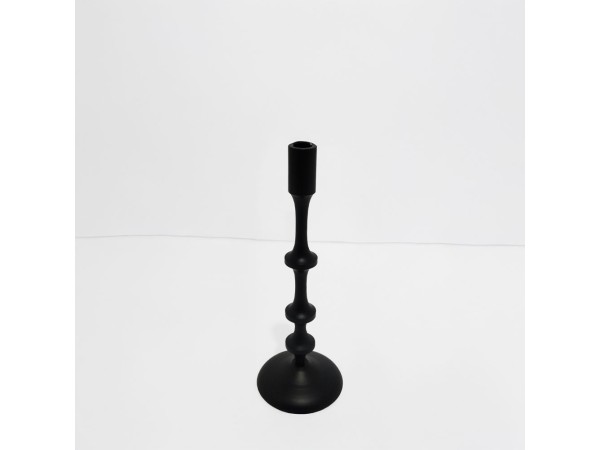 NIO ΚΗΡΟΠΗΓΙΟ 13x13x34cm ΑΛΟΥΜΙΝΙΟ ΜΑΥΡΟ