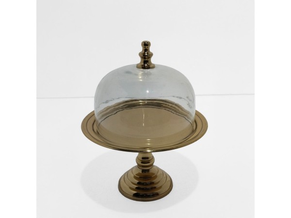 VOIR ΚΟΥΠ ΜΕ ΚΑΠΑΚΙ 23x23x28cm ΑΛΟΥΜΙΝΙΟ ΑΣΗΜΙ ΓΥΑΛΙ