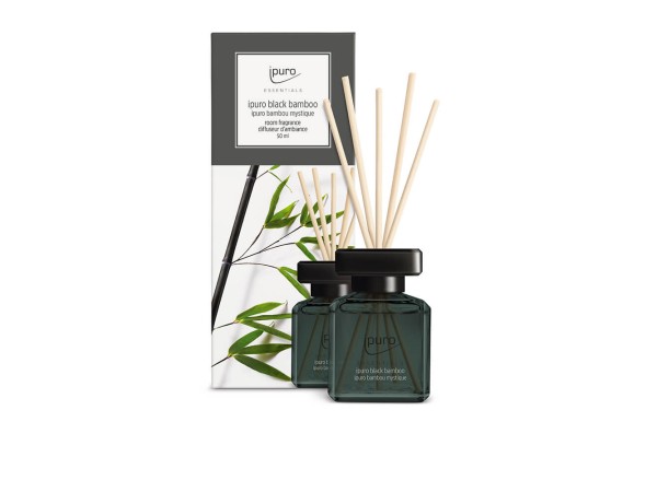 IPURO ESSENTIALS BLACK BAMBOO ΑΡΩΜΑΤΙΚΟ ΧΩΡΟΥ 50ml 5x6x15cm ΓΥΑΛΙ