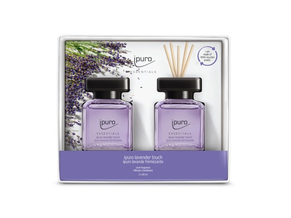 IPURO ESSENTIALS LEVANDER TOUCH ΑΡΩΜΑΤΙΚΟ ΧΩΡΟΥ 50ml 5x15x13cm ΓΥΑΛΙ