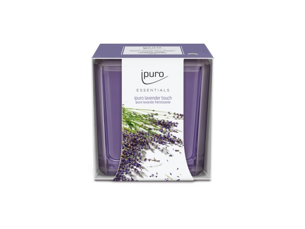 IPURO ESSENTIALS LEVANDER TOUCH ΑΡΩΜΑΤΙΚΟ ΚΕΡΙ 125gr 7x7x7cm