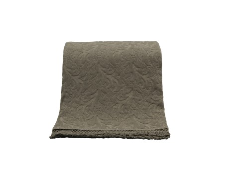DAMASKO ΡΙΧΤΑΡΙ ΔΙΑΚΟΣΜΗΤΙΚΟ 130x170cm ΒΑΜΒΑΚΙ ΜΠΕΖ