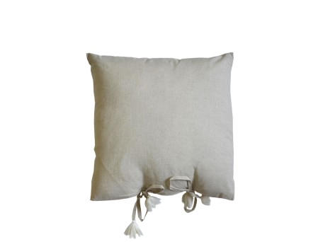 AMMOS 1 ΔΙΑΚΟΣΜΗΤΙΚΟ ΜΑΞΙΛΑΡΙ 45x45cm ΒΑΜΒΑΚΙ ΜΠΕΖ