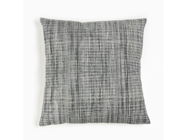 FLOW ΔΙΑΚΟΣΜΗΤΙΚΟ ΜΑΞΙΛΑΡΙ 60x60cm ΒΑΜΒΑΚΙ ΓΚΡΙ ΣΚΟΥΡΟ