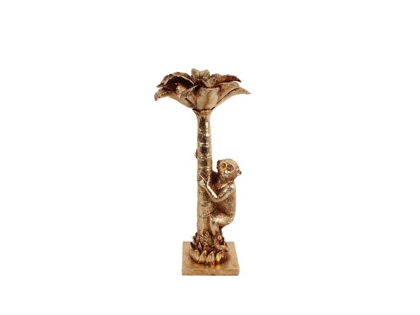 JAVAN ΚΗΡΟΠΗΓΙΟ 14x14x32cm POLYRESIN ΧΡΥΣΟ