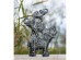 IRAMBA 4 ΔΙΑΚΟΣΜΗΤΙΚΟ ΕΛΕΦΑΝΤΑΣ 23x10x32cm POLYRESIN ΜΑΥΡΟ ΛΕΥΚΟ