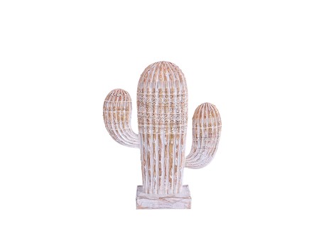 ARIANE 1 ΔΙΑΚΟΣΜΗΤΙΚΟ ΚΑΚΤΟΣ 19x6x23cm POLYRESIN ΦΥΣΙΚΟ ΛΕΥΚΟ