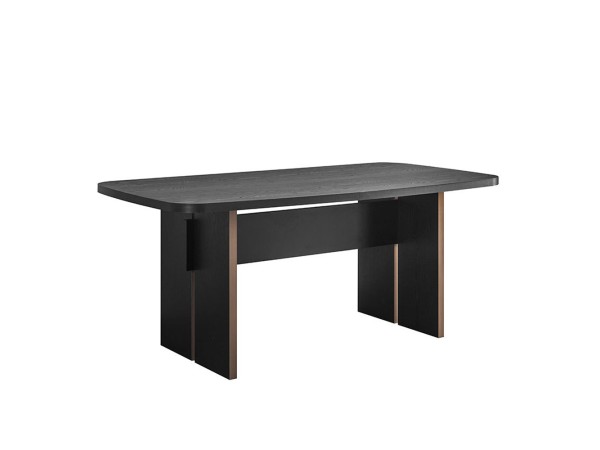 DARK ΤΡΑΠΕΖΙ ΜΑΥΡΟ OAK 180x95x75cm DARK ΤΡΑΠΕΖΙ ΜΑΥΡΟ OAK 180x95x75cm