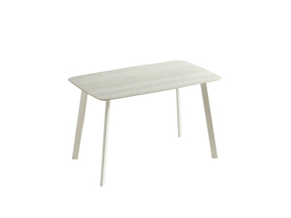 JOIN ME ΤΡΑΠΕΖΙ BEIGE ΜΕ ΟΨΗ ΜΑΡΜΑΡΟΥ 120x70x76.5cm