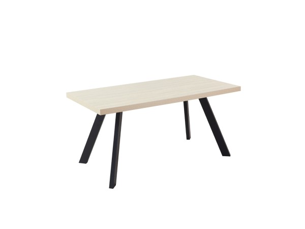 LITHOS ΤΡΑΠΕΖΙ BEIGE ΜΑΥΡΟ 160x80x76cm LITHOS ΤΡΑΠΕΖΙ BEIGE ΜΑΥΡΟ 160x80x76cm