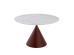 NOISETTE ΤΡΑΠΕΖΙ ΛΕΥΚΟ ΜΕ ΟΨΗ ΜΑΡΜΑΡΟΥ 120x120x76cm NOISETTE ΤΡΑΠΕΖΙ ΛΕΥΚΟ ΜΕ ΟΨΗ ΜΑΡΜΑΡΟΥ 120x120x76cm