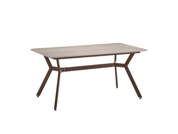 ROOTS ΤΡΑΠΕΖΙ BEIGE ΜΕ ΟΨΗ ΜΑΡΜΑΡΟΥ 160x90x75cm ROOTS ΤΡΑΠΕΖΙ BEIGE ΜΕ ΟΨΗ ΜΑΡΜΑΡΟΥ 160x90x75cm