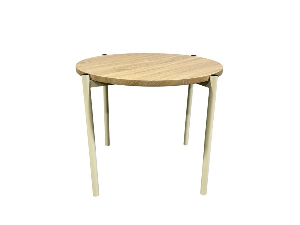 MILKY ΤΡΑΠΕΖΙ ΡΟΤΟΝΤΑ SONOMA 90x90x76cm MILKY ΤΡΑΠΕΖΙ ΡΟΤΟΝΤΑ SONOMA 90x90x76cm