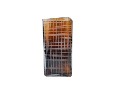 GRAVIR HONEY ΒΑΖΟ 16x12x33cm ΓΥΑΛΙ ΚΑΦΕ