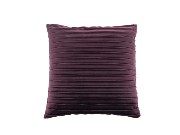 PLISSE ΔΙΑΚΟΣΜΗΤΙΚΟ ΜΑΞΙΛΑΡΙ 45x45cm ΒΕΛΟΥΔΟ ΜΩΒ