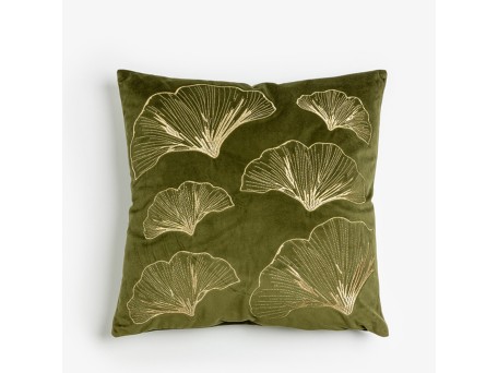 VENTALIA ΔΙΑΚΟΣΜΗΤΙΚΟ ΜΑΞΙΛΑΡΙ 45x45cm ΒΕΛΟΥΔΟ ΛΑΔΙ ΧΡΥΣΟ