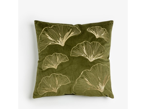 VENTALIA ΔΙΑΚΟΣΜΗΤΙΚΟ ΜΑΞΙΛΑΡΙ 45x45cm ΒΕΛΟΥΔΟ ΛΑΔΙ ΧΡΥΣΟ