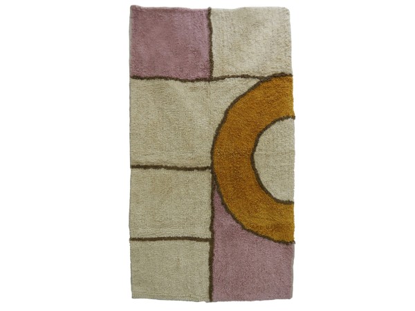 GEOMETRIC ΧΑΛΑΚΙ 60x90cm ΒΑΜΒΑΚΙ ΠΟΛΥΧΡΩΜΟ