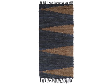 FUME ΧΑΛΙ ΔΙΑΔΡΟΜΟΥ 70x150cm ΔΕΡΜΑ ΓΚΡΙ ΜΠΕΖ
