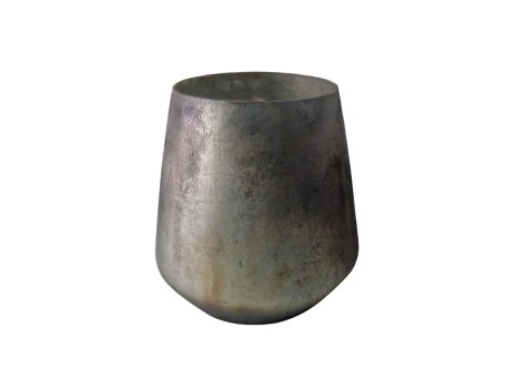 EMEL ΒΑΣΗ ΡΕΣΩ 15x15x16cm ΓΥΑΛΙ ΓΚΡΙ