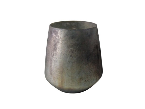 EMEL ΒΑΣΗ ΡΕΣΩ 15x15x16cm ΓΥΑΛΙ ΓΚΡΙ