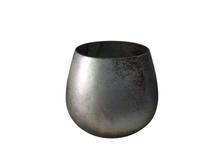 IREM ΒΑΣΗ ΡΕΣΩ 18x18x15cm ΓΥΑΛΙ ΓΚΡΙ