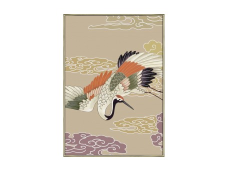 CRANES IN COLOR ΠΙΝΑΚΑΣ ΔΙΑΚΟΣΜΗΣΗΣ 70x100x5cm ΚΑΜΒΑΣ ΠΟΛΥΧΡΩΜΟ ΞΥΛΟ