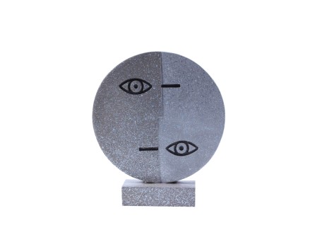 CONTRASTO ΔΙΑΚΟΣΜΗΤΙΚΟ TOTEM 25x8x29cm POLYRESIN ΓΚΡΙ