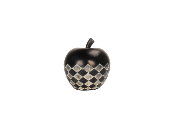 FRUIT BLACK 2 ΔΙΑΚΟΣΜΗΤΙΚΟ ΜΗΛΟ 12x12x13cm POLYRESIN ΜΑΥΡΟ ΛΕΥΚΟ FRUIT BLACK 2 ΔΙΑΚΟΣΜΗΤΙΚΟ ΜΗΛΟ 12x12x13cm POLYRESIN ΜΑΥΡΟ ΛΕΥΚΟ