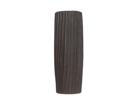 RIGE ΒΑΖΟ 12x12x36cm ΚΕΡΑΜΙΚΟ ΑΝΘΡΑΚΙ ΜΑΤ