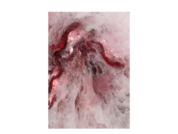 ΒRΕΚΕΝ ΠΙΝΑΚΑΣ ΔΙΑΚΟΣΜΗΣΗΣ 60x90x3cm ΚΑΜΒΑΣ ΚΟΚΚΙΝΟ ΛΕΥΚΟ ΞΥΛΟ ΡΟΖ