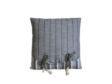 SABLE 6 ΔΙΑΚΟΣΜΗΤΙΚΟ ΜΑΞΙΛΑΡΙ 50x50cm ΒΑΜΒΑΚΙ ΓΚΡΙ
